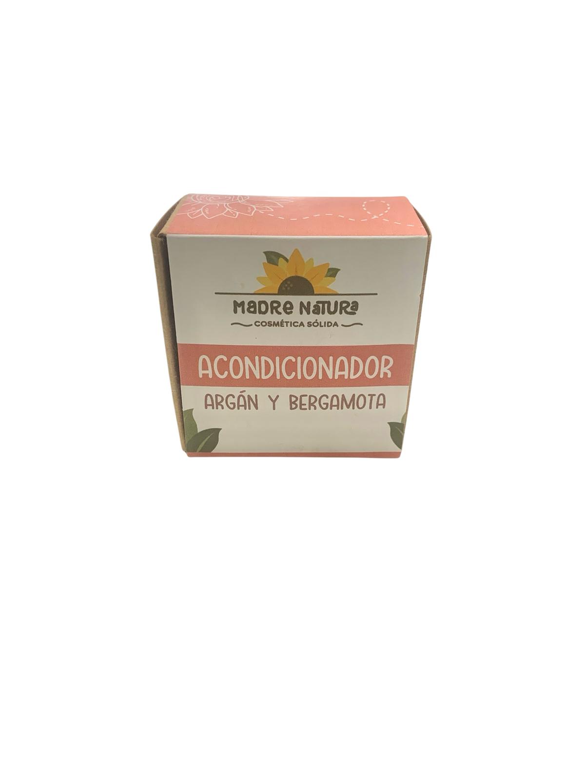 ACONDICIONADOR SÓLIDO ARGÁN Y BERGAMOTA MADRE NATURA
