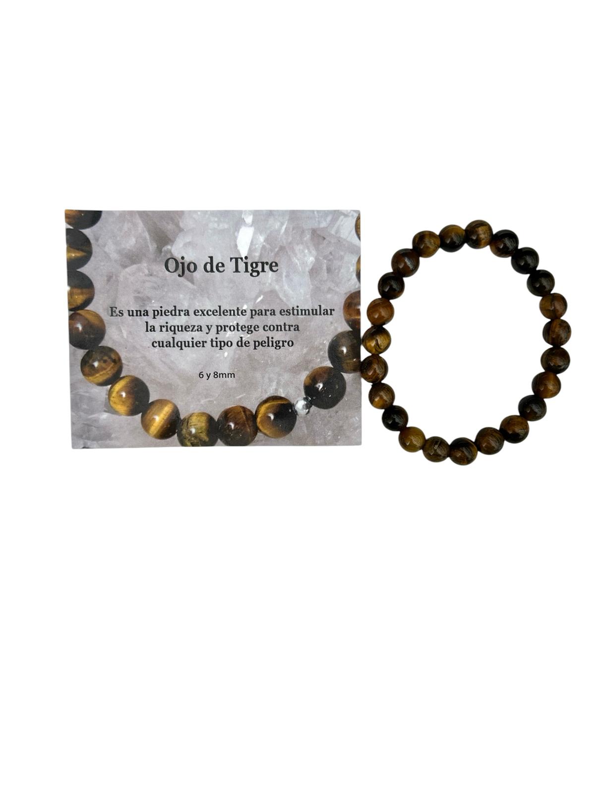 PULSERA MINERAL OJO TIGRE