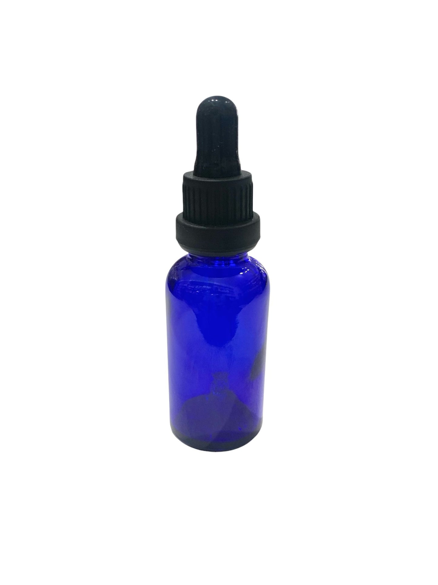 FRASCO VIDRIO AZUL CON CUENTA GOTAS