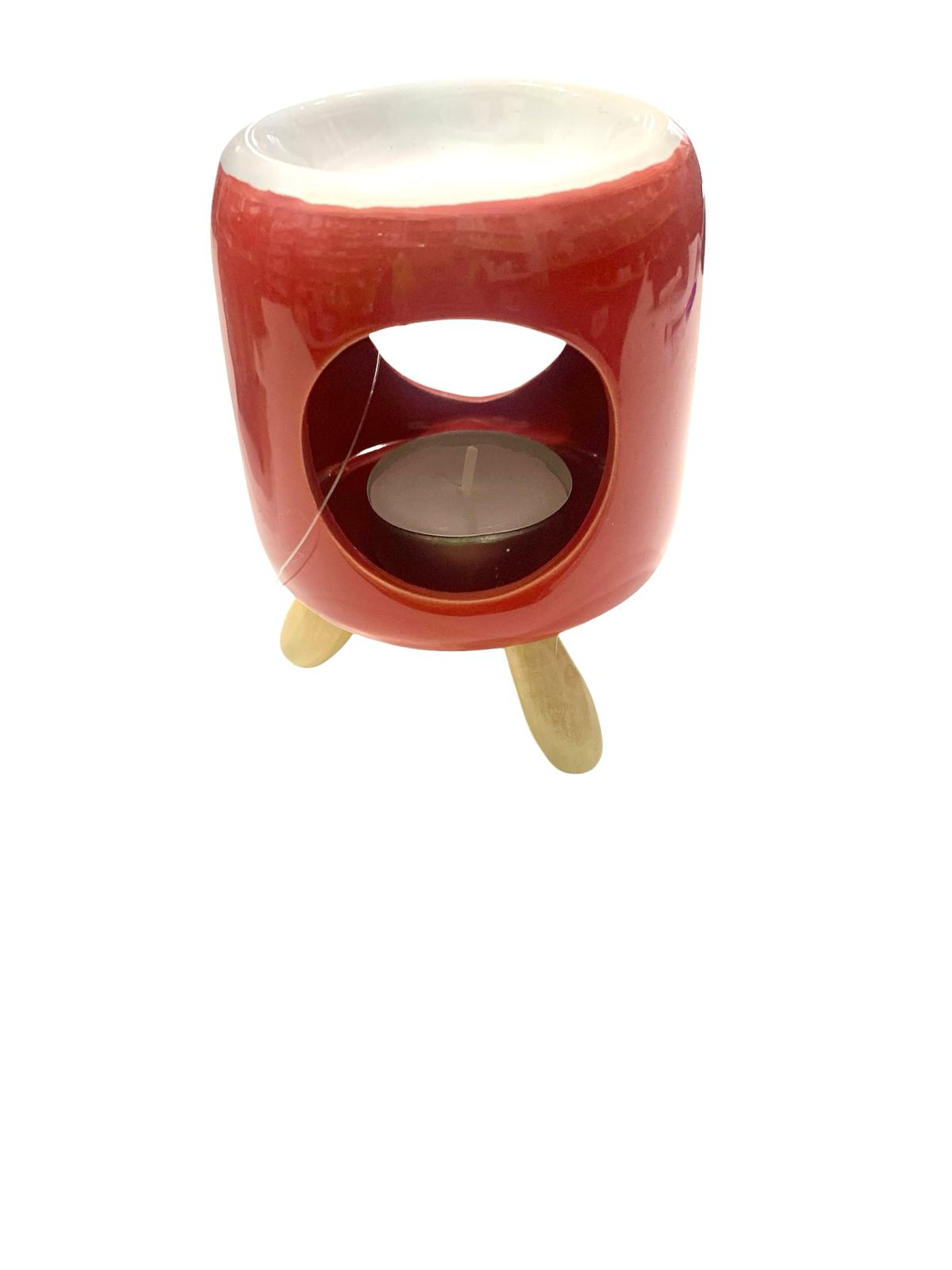 QUEMADOR CERÁMICA CON SOPORTE