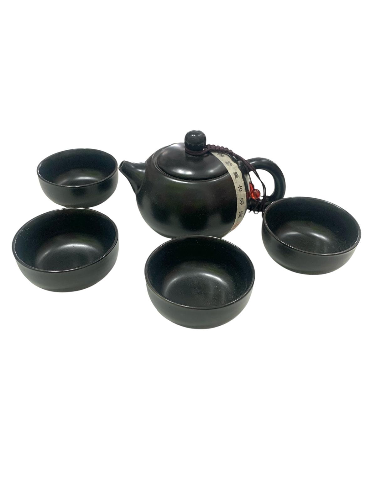 JUEGO DE TETERA JAPONESA Y VASOS