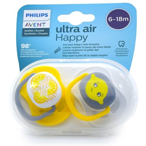 CHUPETE ULTRA AIR HAPPY 6-18 M PHILIPS AVENT