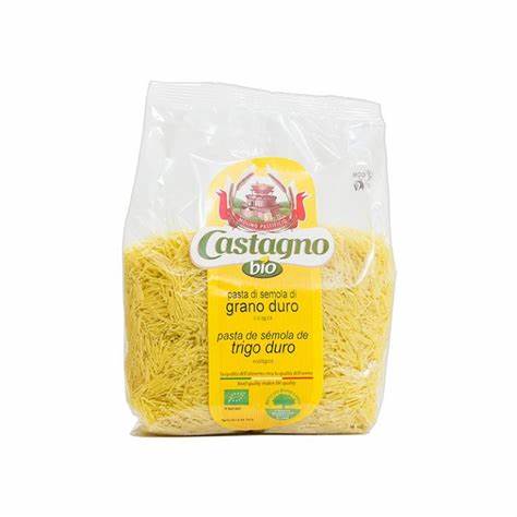 FIDEOS FINOS INTEGRALES TRIGO DURO CASTAGMO