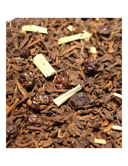 TÉ ROJO PASAS Y LIMA