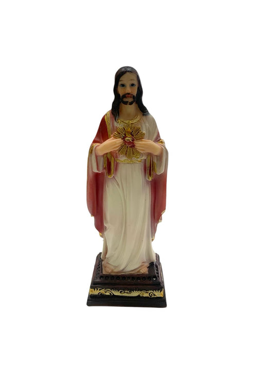 FIGURA RESINA SAGRADO CORAZÓN DE JESÚS